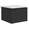 vidaXL Σετ Καναπέ Κήπου 6 pcs Μαύρο και κρεμ 264 x 154 x 85 εκ.