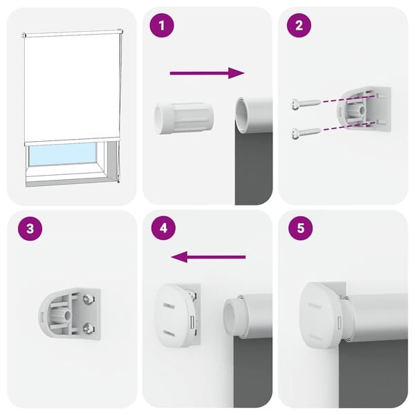 vidaXL Ρολέρ Μπλακάουτ Μαύρο 65x150 cm Πλάτος υφάσματος 60,7 cm