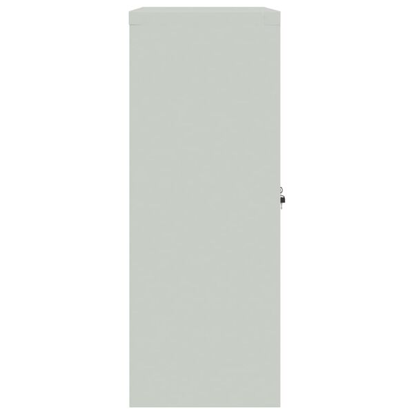 vidaXL Αρχειοθήκη Αν. Γκρι 90 x 40 x 105 εκ. Ατσάλινη