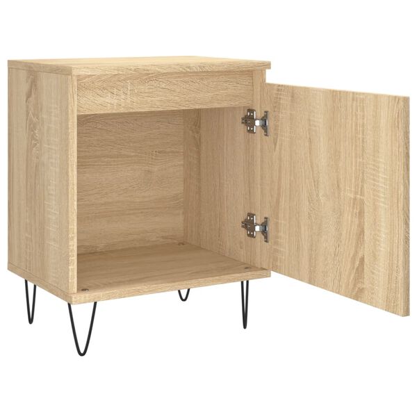 vidaXL Κομοδίνα 2 τεμ. Sonoma Δρυς 40x30x50 εκ. από Επεξεργασμένο Ξύλο