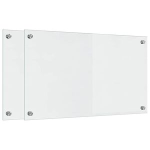 vidaXL Πίσω Πάνελ Κουζίνας Διαφανές 70 x 40 cm σκληρυμένο γυαλί