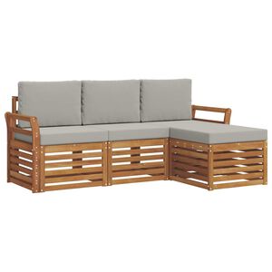 vidaXL &Sigma;&epsilon;&iota;&rho;ά &Kappa;&alpha;&nu;&alpha;&pi;έ &Epsilon;&xi;&omega;&tau;&epsilon;&rho;&iota;&kappa;&omicron;ύ 4 pcs &Phi;&upsilon;&sigma;&iota;&kappa;ό &kappa;&alpha;&iota; &Alpha;&nu;&omicron;&iota;&chi;&tau;ό &Gamma;&kappa;&rho;&iota;