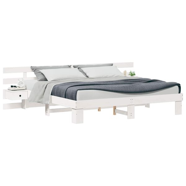 vidaXL &Sigma;&kappa;&epsilon;&lambda;&epsilon;&tau;ό&sigmaf; &Kappa;&rho;&epsilon;&beta;&alpha;&tau;&iota;&omicron;ύ &Lambda;&epsilon;&upsilon;&kappa;ό 180 x 200 cm &Sigma;&tau;&epsilon;&rho;&epsilon;ά &xi;&upsilon;&lambda;&epsilon;ί&alpha; &pi;&epsilon;ύ&kappa;&omicron;&upsilon;