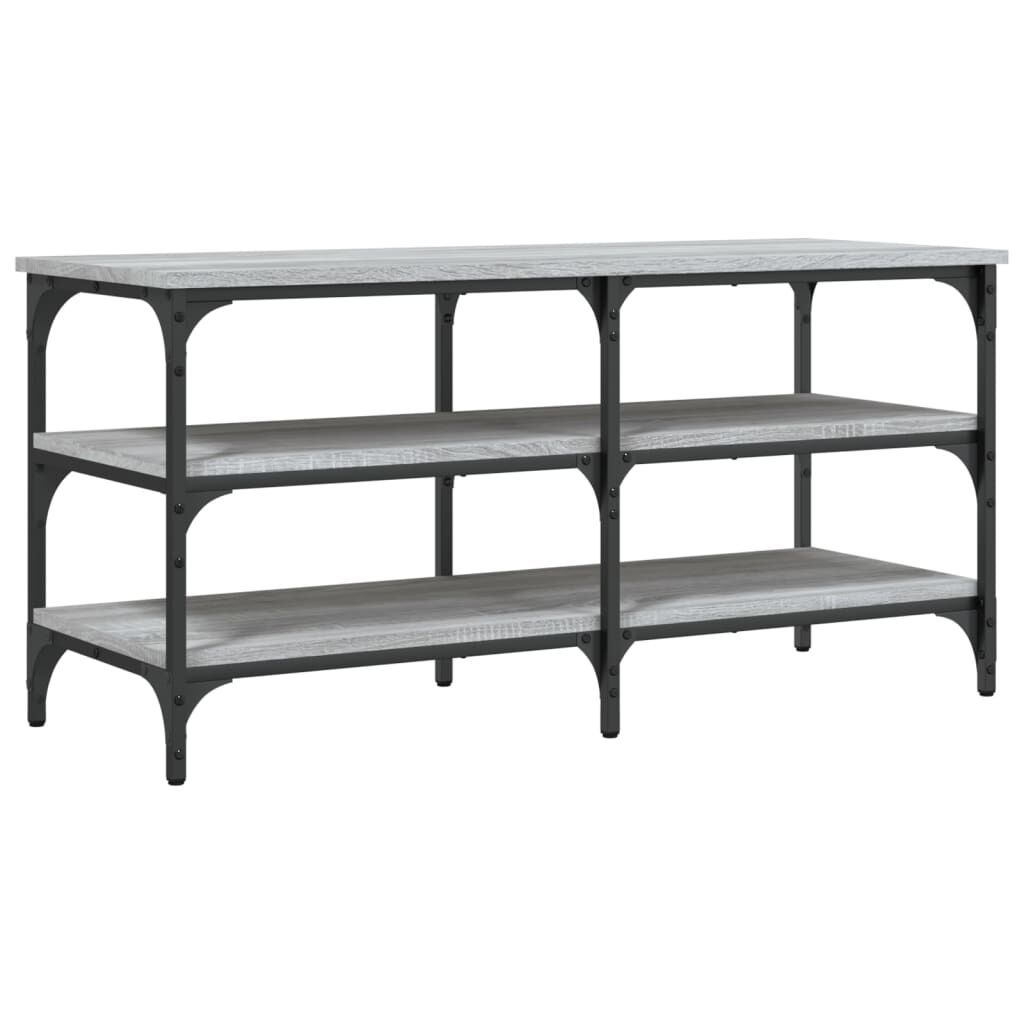 vidaXL Παπουτσοθήκη Γκρι Sonoma 100x38,5x49 εκ. από Επεξεργασμένο Ξύλο
