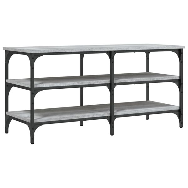 vidaXL Παπουτσοθήκη Γκρι Sonoma 100x38,5x49 εκ. από Επεξεργασμένο Ξύλο