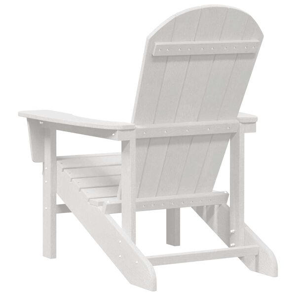 vidaXL Καρέκλες Adirondack 2 τμχ Λευκό 74x82x90 εκ HDPE