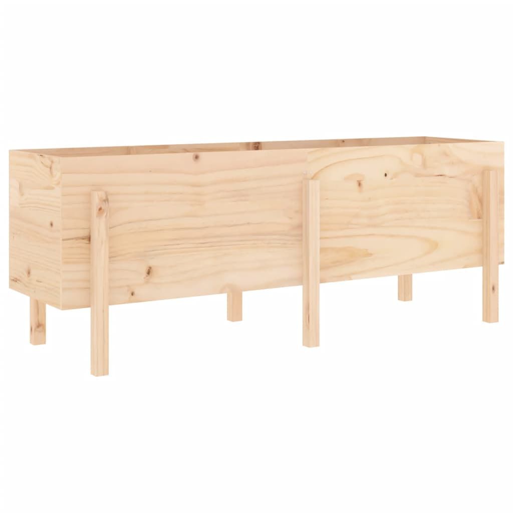 vidaXL Ζαρντινιέρα Υπερυψωμένη 160 x 50 x 57 εκ. από Μασίφ Ξύλο Πεύκου