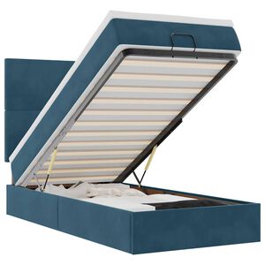 vidaXL &Omicron;&theta;&omega;&mu;&alpha;&nu;&iota;&kappa;ό &kappa;&rho;&epsilon;&beta;ά&tau;&iota; &mu;&epsilon; &sigma;&tau;&rho;ώ&mu;&alpha;&tau;&alpha; & LEDs &Sigma;&kappa;&omicron;ύ&rho;&omicron; &mu;&pi;&lambda;&epsilon; &Beta;&epsilon;&lambda;&omicron;ύ&delta;&omicron;