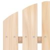 vidaXL Καρέκλα Κήπου Adirondack με Υποπόδιο & Τραπέζι από Ξύλο Ελάτης