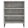 vidaXL Ντουλάπι Γκρι Σκυροδέματος 57x35x70 εκ. Επεξεργασμένο Ξύλο