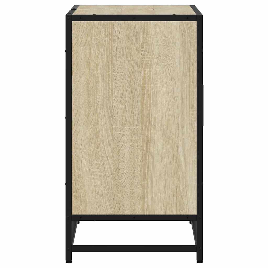 vidaXL Ντουλάπι Νιπτήρα Μπάνιου Sonoma Δρυς 65x33x60 εκ. Επεξ. Ξύλο