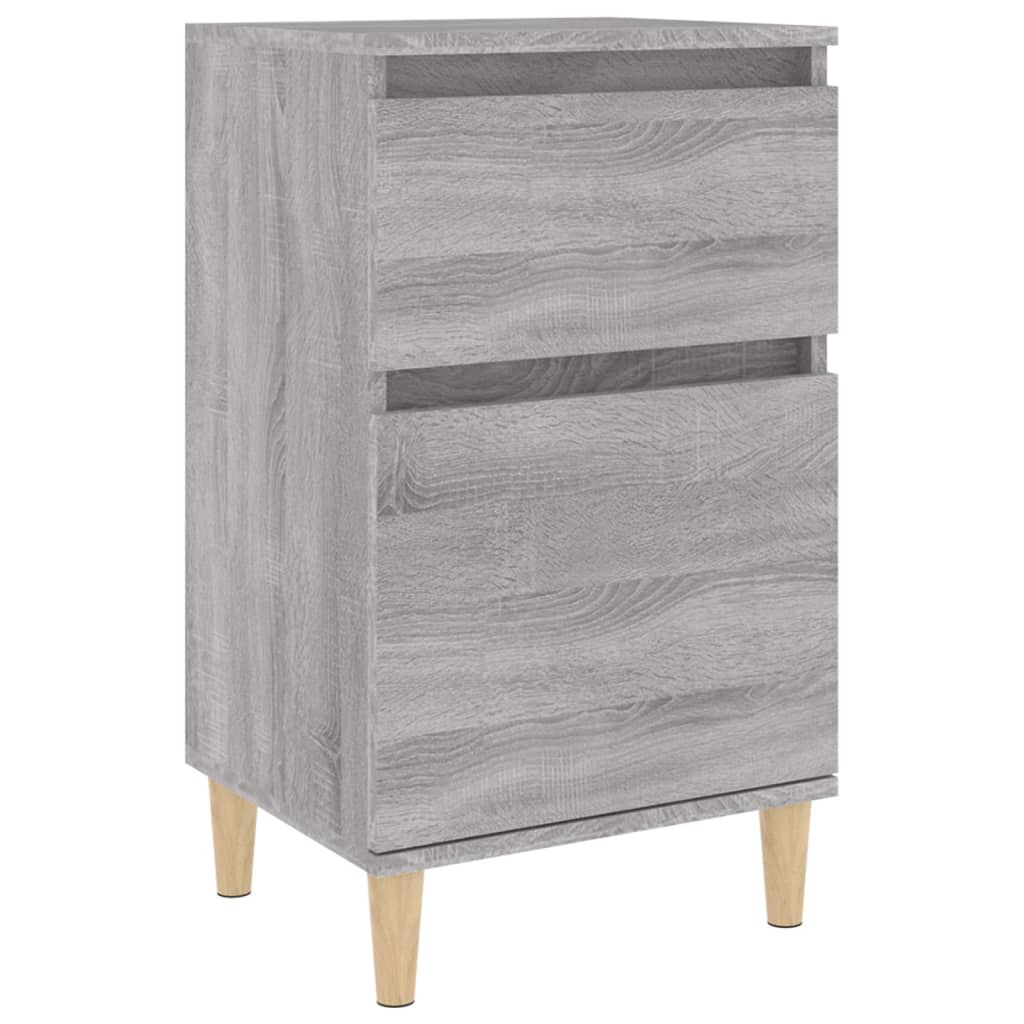 vidaXL Κομοδίνο Γκρι Sonoma 40x35x70 εκ.