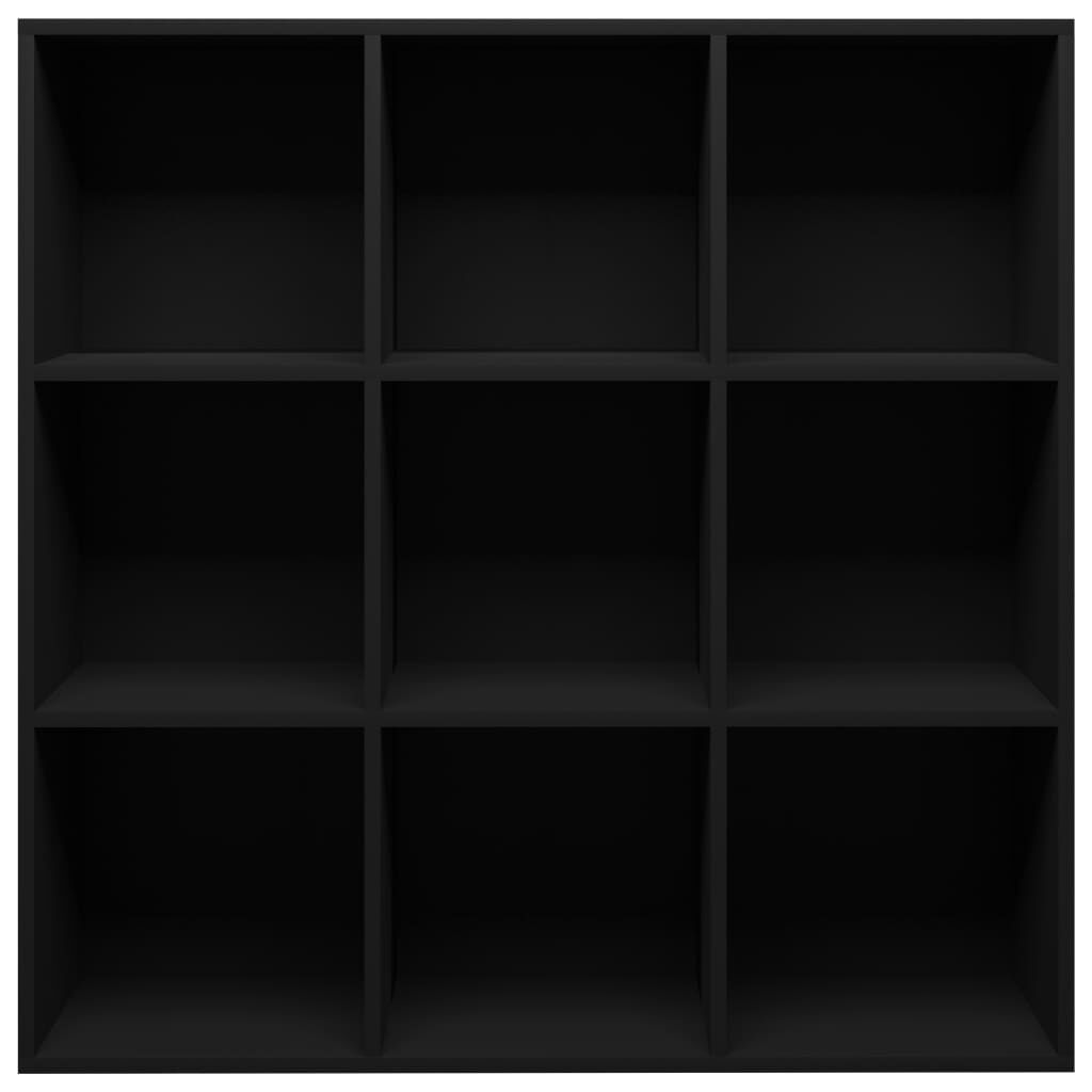 vidaXL Βιβλιοθήκη Μαύρη 98 x 29 x 97,5 εκ. Επεξεργασμένο Ξύλο