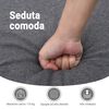 vidaXL Πολυθρόνα Μασάζ Ηλεκτρική Ανακλινόμενη Καφέ Υφασμάτινη