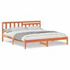 vidaXL Σκελετός Κρεβατιού Καφέ κεριού 180 x 200 cm Μασίφ ξύλο πεύκου