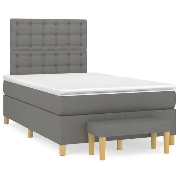 vidaXL &Kappa;&rho;&epsilon;&beta;ά&tau;&iota; Boxspring &mu;&epsilon; &Sigma;&tau;&rho;ώ&mu;&alpha; &Sigma;&kappa;&omicron;ύ&rho;&omicron; &Gamma;&kappa;&rho;&iota; 120x190 &epsilon;&kappa; &Upsilon;&phi;&alpha;&sigma;&mu;ά&tau;&iota;&nu;&omicron;