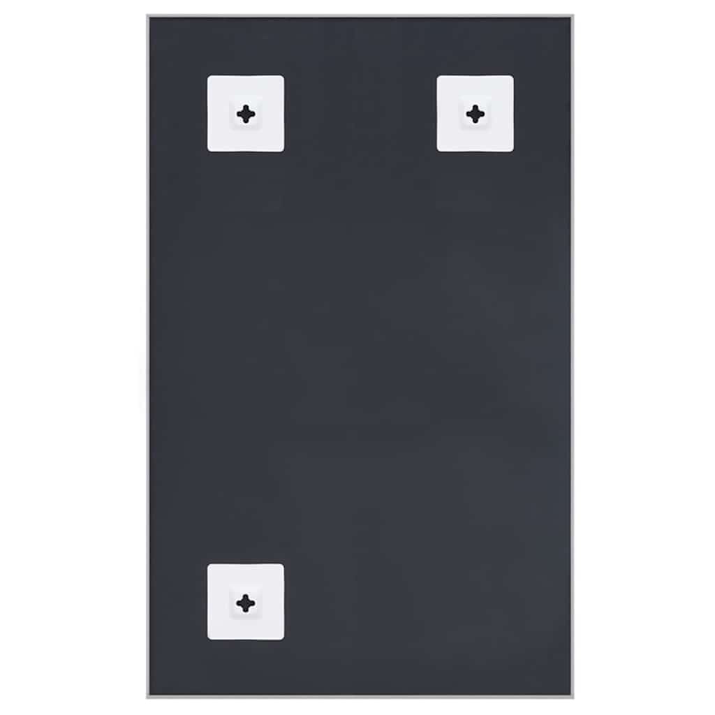 vidaXL Καθρέφτης Ασημί 70 x 50 εκ.