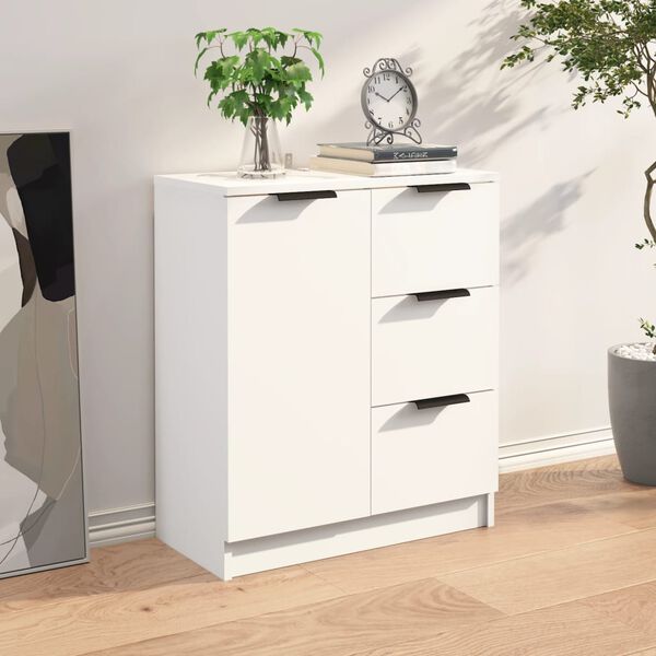 vidaXL Συρταριέρα Λευκή 60 x 30 x 70 εκ. από Επεξεργασμένο Ξύλο