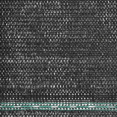 vidaXL Δίχτυ Αντιανεμικό για Γήπεδα Τένις Μαύρο 1,6 x 25 μ. από HDPE