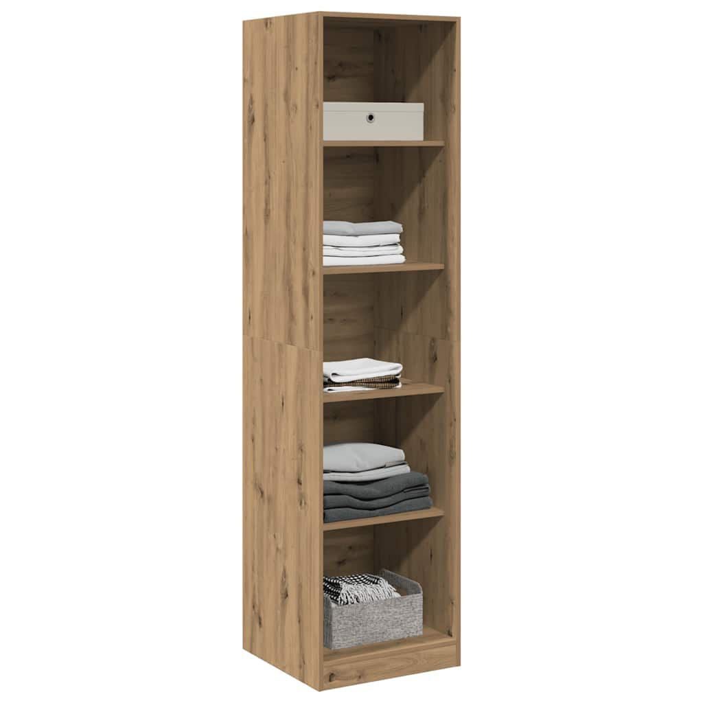 vidaXL Ντουλάπα Αρτισιανή Δρυς 50x50x200εκ από Επεξεργασμένο Ξύλο