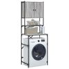 vidaXL Ντουλάπι Πλυντηρίου Γκρι Sonoma 68x48,5x194 εκ.