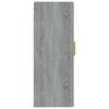 vidaXL Ντουλάπι Τοίχου Γκρι Sonoma 35x34x90 εκ. Επεξεργασμένο Ξύλο