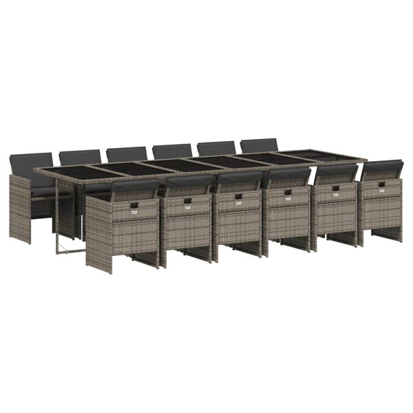 vidaXL &Tau;&rho;&alpha;&pi;&epsilon;&zeta;&alpha;&rho;ί&alpha; &Kappa;ή&pi;&omicron;&upsilon; 13 &Tau;&epsilon;&mu;&alpha;&chi;ί&omega;&nu; &Gamma;&kappa;&rho;&iota; &Sigma;&upsilon;&nu;&theta;&epsilon;&tau;&iota;&kappa;ό &Rho;&alpha;&tau;ά&nu; &mu;&epsilon; &Mu;&alpha;&xi;&iota;&lambda;ά&rho;&iota;&alpha;