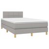 vidaXL &Kappa;&rho;&epsilon;&beta;ά&tau;&iota; Boxspring &mu;&epsilon; &Sigma;&tau;&rho;ώ&mu;&alpha; & LED &Alpha;&nu;.&Gamma;&kappa;&rho;&iota; 120x190&epsilon;&kappa;. &Upsilon;&phi;&alpha;&sigma;&mu;ά&tau;&iota;&nu;&omicron;