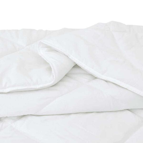 vidaXL Διπλό με Μαξιλάρι Άλλο 2 pcs Λευκό 155 x 220 cm Μικροΐνες