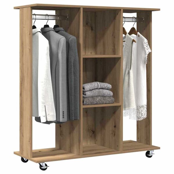 vidaXL Ντουλάπα artisan δρυς 102 x 38 x 110 εκ. Επεξεργασμένο ξύλο