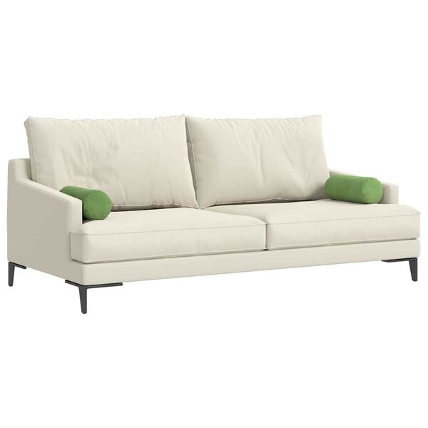 vidaXL Μαξιλάρια Στήριγμα 2 pcs Ανοιχτό Πράσινο Ø 15 x 40 εκ