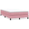 vidaXL Box Spring &Kappa;&rho;&epsilon;&beta;ά&tau;&iota; &chi;&omega;&rho;ί&sigmaf; &sigma;&tau;&rho;ώ&mu;&alpha; &Rho;&omicron;&zeta; 120x210 cm &Beta;&epsilon;&lambda;&omicron;ύ&delta;&iota;&nu;&omicron;