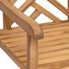 vidaXL Καρέκλες Κήπου 2 pcs Καφέ 58 x 60 x 90 εκ Μασίφ ξύλο teak
