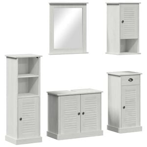 vidaXL &Sigma;&epsilon;&tau; &Epsilon;&pi;ί&pi;&lambda;&omega;&nu; &Mu;&pi;ά&nu;&iota;&omicron;&upsilon; &mu;&epsilon; &sigma;&upsilon;&rho;&tau;ά&rho;&iota; &mu;&epsilon; &rho;ά&phi;&iota; VIGO 5 pcs &Alpha;&nu;&tau;ί&kappa;&epsilon;&sigmaf; &Lambda;&epsilon;&upsilon;&kappa;ό