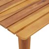 vidaXL Κήπου Καρέκλες με Τραπέζι 3 pcs Μαύρο 45 x 45 x 40 cm