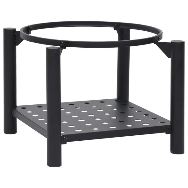 vidaXL Τζάκι Εξωτερικού Χώρου 54 x 54 x 55 εκ. Ατσάλινο με Σκαλιστήρι