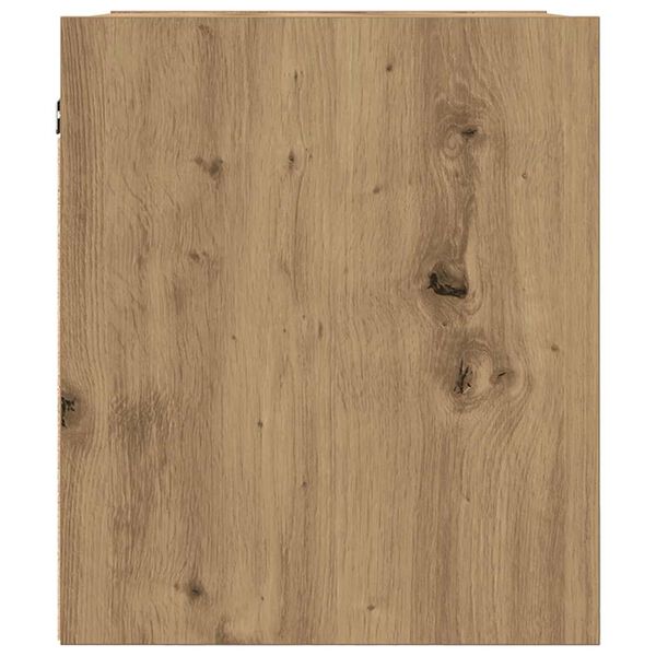 vidaXL Κομοδίνο Επιτοίχιο Αρτισιανή Δρυς 38x34x40 εκ.
