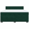 vidaXL &Kappa;&rho;&epsilon;&beta;ά&tau;&iota; Boxspring &mu;&epsilon; &Sigma;&tau;&rho;ώ&mu;&alpha; &Sigma;&kappa;&omicron;ύ&rho;&omicron; &Pi;&rho;ά&sigma;&iota;&nu;&omicron; 180x200&epsilon;&kappa;. &Beta;&epsilon;&lambda;&omicron;ύ&delta;&iota;&nu;&omicron;