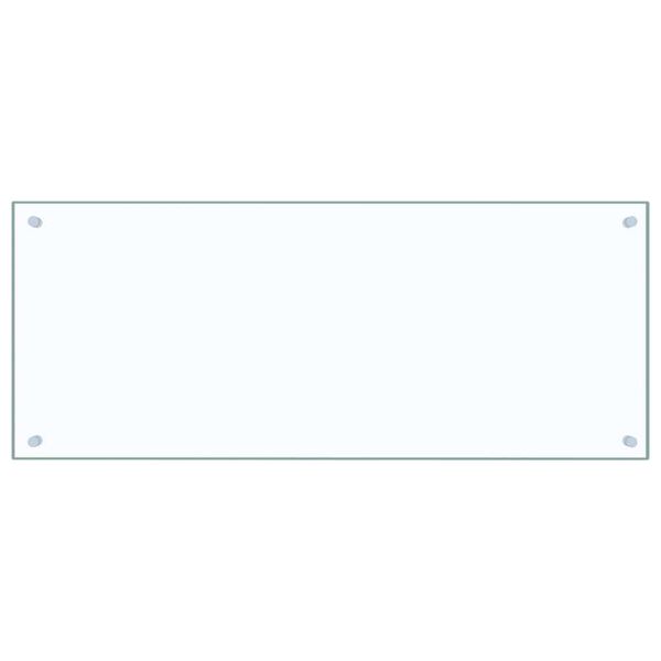 vidaXL Πλάτη Κουζίνας Διαφανής 100 x 40 εκ. από Ψημένο Γυαλί