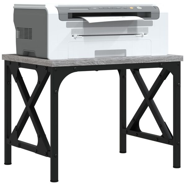 vidaXL Βάση Εκτυπωτή Γκρι Sonoma 40x30x31 εκ. από Επεξεργασμένο Ξύλο