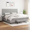 vidaXL &Kappa;&rho;&epsilon;&beta;ά&tau;&iota; Boxspring &mu;&epsilon; &Sigma;&tau;&rho;ώ&mu;&alpha; &Alpha;&nu;&omicron;&iota;&chi;&tau;ό &Gamma;&kappa;&rho;&iota; 200x200 &epsilon;&kappa;. &Upsilon;&phi;&alpha;&sigma;&mu;ά&tau;&iota;&nu;&omicron;