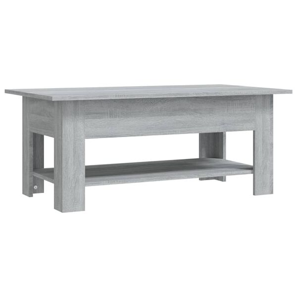 vidaXL Τραπεζάκι Σαλονιού Γκρι Sonoma 102x55x42 εκ. Επεξεργασμένο Ξύλο