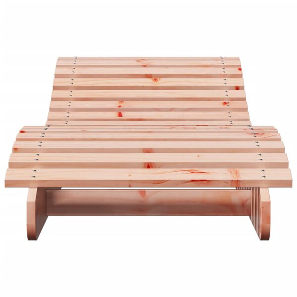 vidaXL Ξαπλώστρα 205x60x31,5 εκ. από Μασίφ Ξύλο Ψευδοτσούγκας