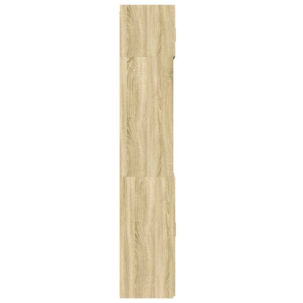 vidaXL Ραφιέρα με Ντουλάπια Sonoma Δρυς 70x42,5x225 εκ. Επεξ. Ξύλο