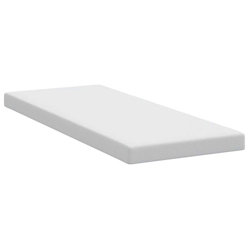 vidaXL Στρώματα Λευκό 70 x 200 cm 100% ύφασμα πολυεστέρα με τζακάρ