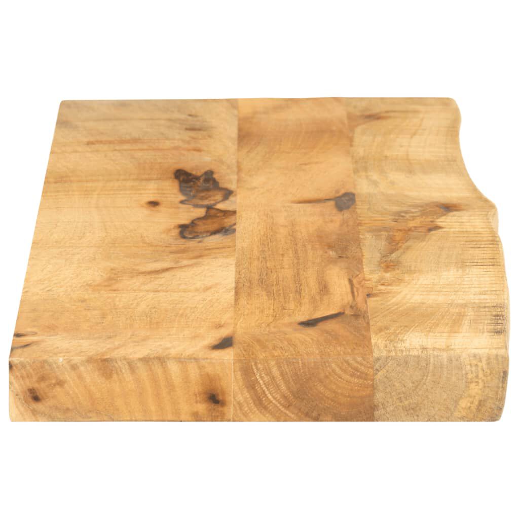 vidaXL Επιφάνεια Τραπεζιού 120x20x2,5 εκ. Live Edge Μασίφ Ξύλο Μάνγκο