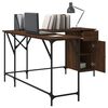 vidaXL Γραφείο Καφέ Δρυς 141x141x75 εκ. από Επεξεργασμένο Ξύλο