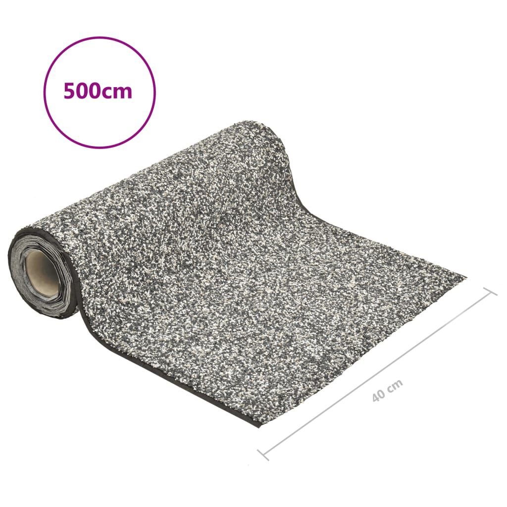 vidaXL Μεμβράνη Λίμνης με Όψη Πέτρας Γκρι 500 x 40 εκ.