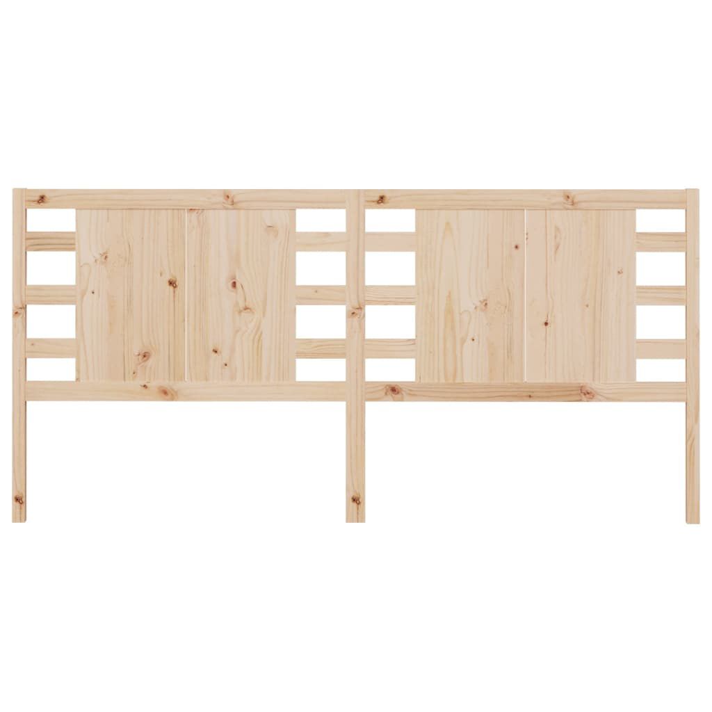 vidaXL Κεφαλάρι Κρεβατιού 141 x 4 x 100 εκ. από Μασίφ Ξύλο Πεύκου
