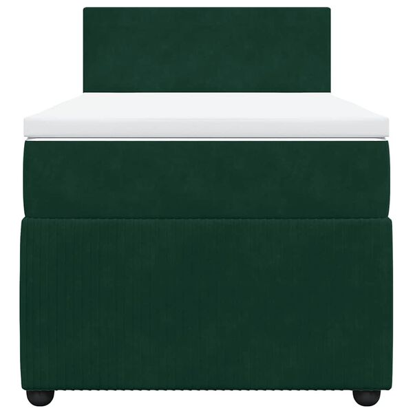 vidaXL &Kappa;&rho;&epsilon;&beta;ά&tau;&iota; Boxspring &mu;&epsilon; &Sigma;&tau;&rho;ώ&mu;&alpha; &Sigma;&kappa;&omicron;ύ&rho;&omicron; &Pi;&rho;ά&sigma;&iota;&nu;&omicron; 100x200&epsilon;&kappa;. &Beta;&epsilon;&lambda;&omicron;ύ&delta;&iota;&nu;&omicron;